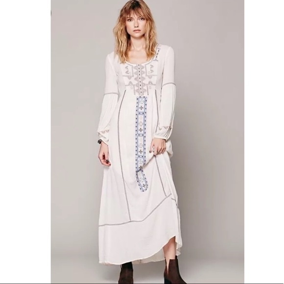 free people embroidered maxi dress